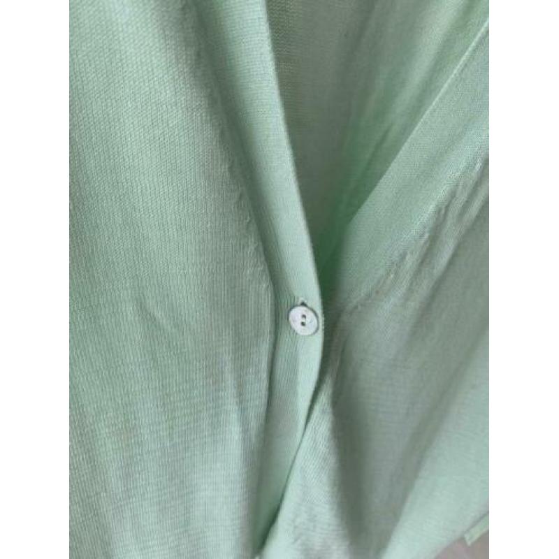 Expresso mintgroen zacht vastje cardigan mt 36