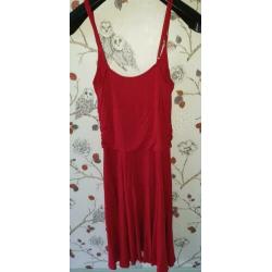 Party de Luxe rode zomerjurk mt M