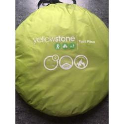 Yellowston pop up tent, zeer goede staat