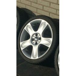 Origineel 17” Mini One Cooper S Star Bullet 4X100 205 40 17