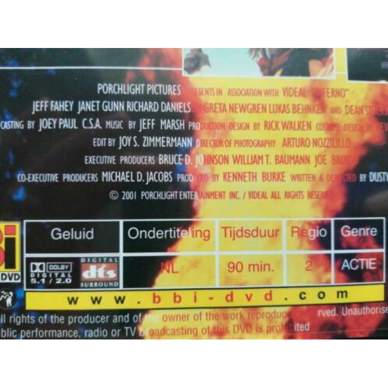 DVD - Inferno ( Jeff Fahey , Dean Stockwell )