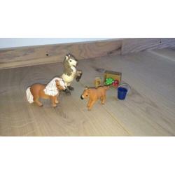 Schleich shetlandpony familie (41432)