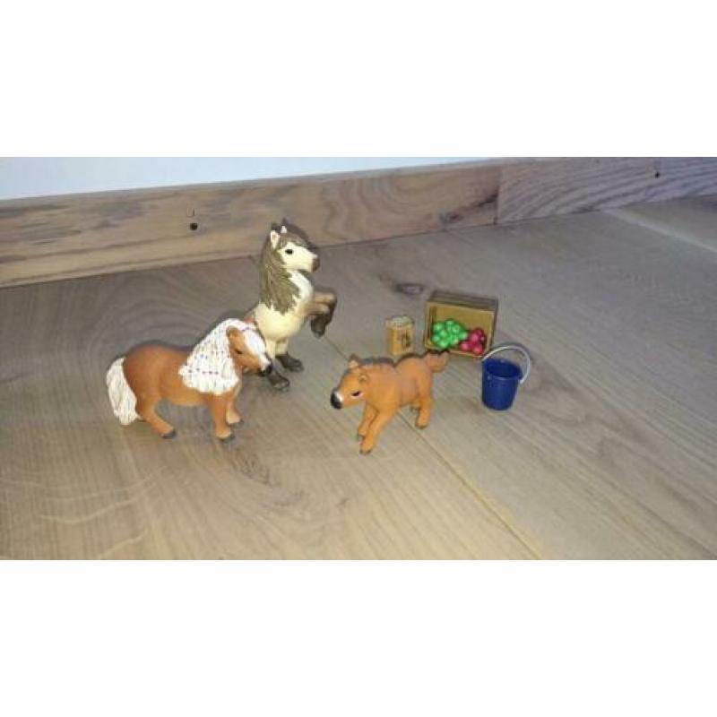 Schleich shetlandpony familie (41432)