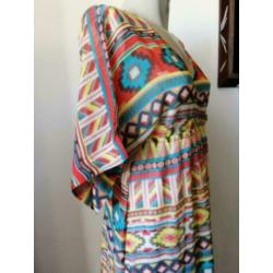 Nieuwe Peace & Love maxi gevoerde jurk maat S/M