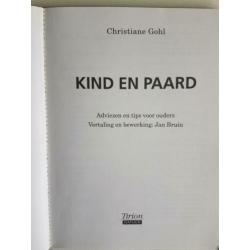 Christiane Gohl, kind en paard