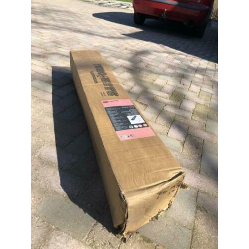 Kippennet nieuw in doos 112 cm x 50 m groen + 3 gebruikt