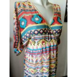 Nieuwe Peace & Love maxi gevoerde jurk maat S/M