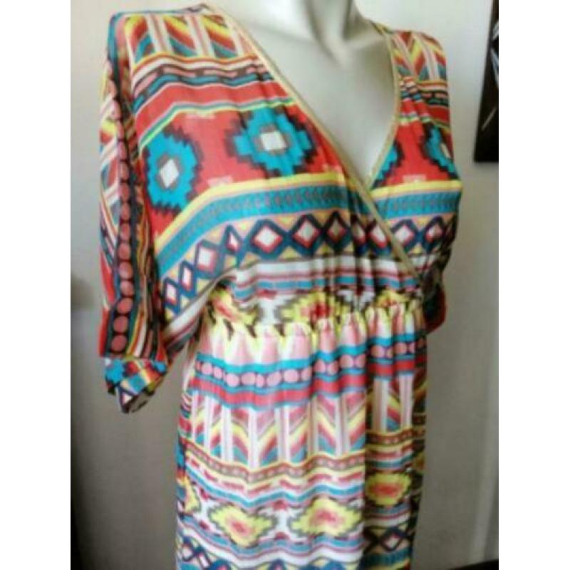 Nieuwe Peace & Love maxi gevoerde jurk maat S/M