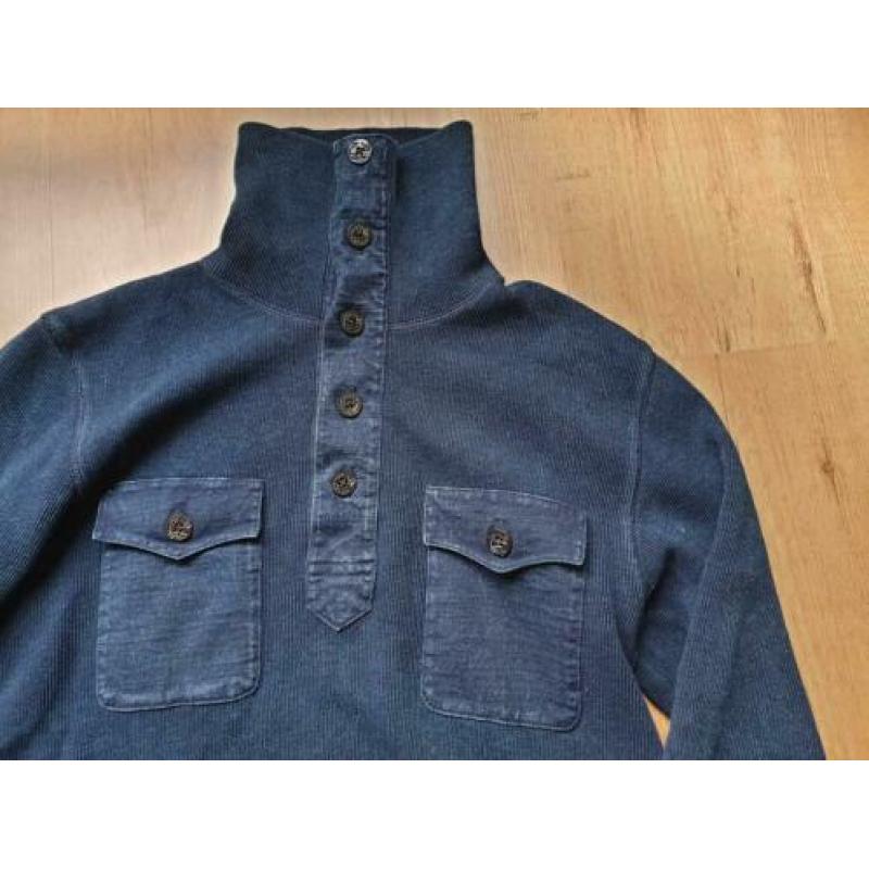 RRL Double Ralph Lauren trui maat M Indigoblauw