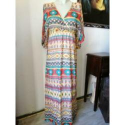 Nieuwe Peace & Love maxi gevoerde jurk maat S/M