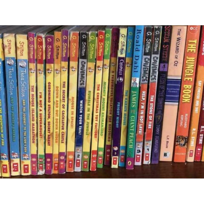 Grote set Boeken Engels Geronimo Stilton Wij Verhuizen!!