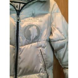 IZGS Gaastra winterjas; zilverkleurig; gewatteerd; mt medium