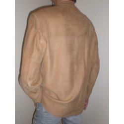 Colbert heren suede/bruin look Fiscal ZGAN Maat 52