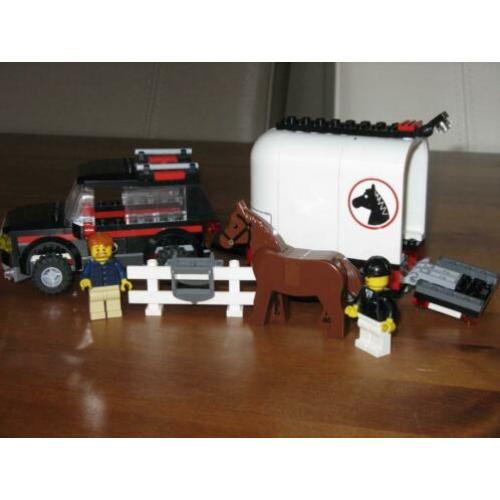 lego 7635 Paardenwagen met aanhangeren instructie