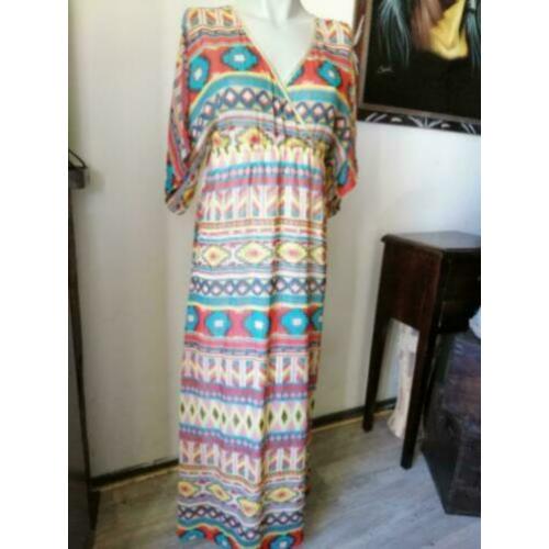 Nieuwe Peace & Love maxi gevoerde jurk maat S/M