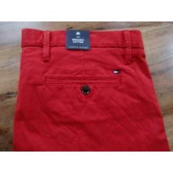 Tommy Hilfinger heren broek maat 36-34 rode jeans herenbroek