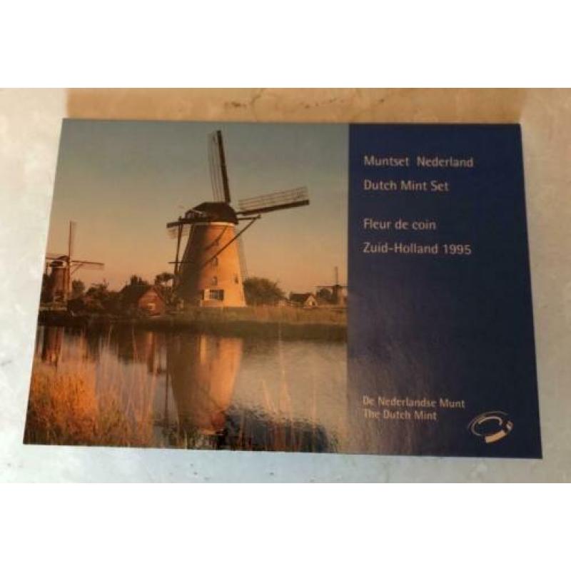 munten Nederland jaarsets FDC 1995, 1996, 1997, 1998, 1999