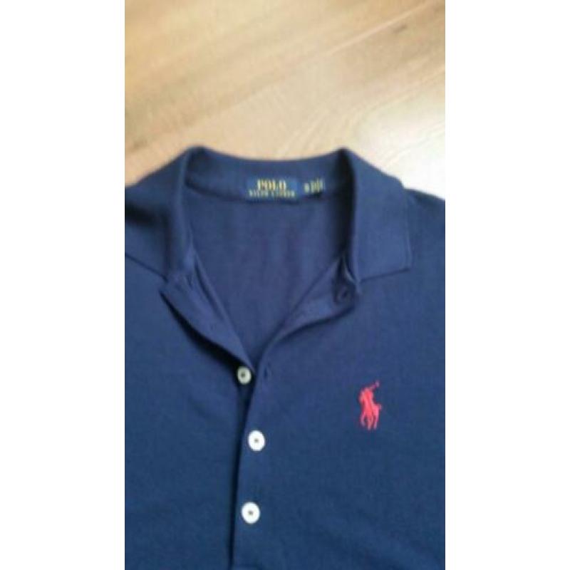 Ralf lauren dames donker blauw polo bloes/shirt maat S Polo
