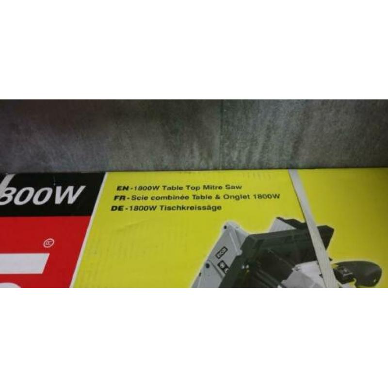 Ryobi rtms1800-g - 1800w compacte afkortzaag/tafelzaag