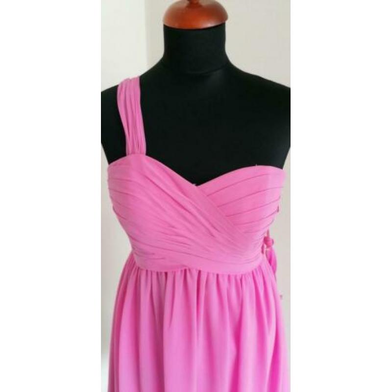 Roze cocktailjurk feestjurk 38