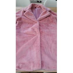 Roze winterjas