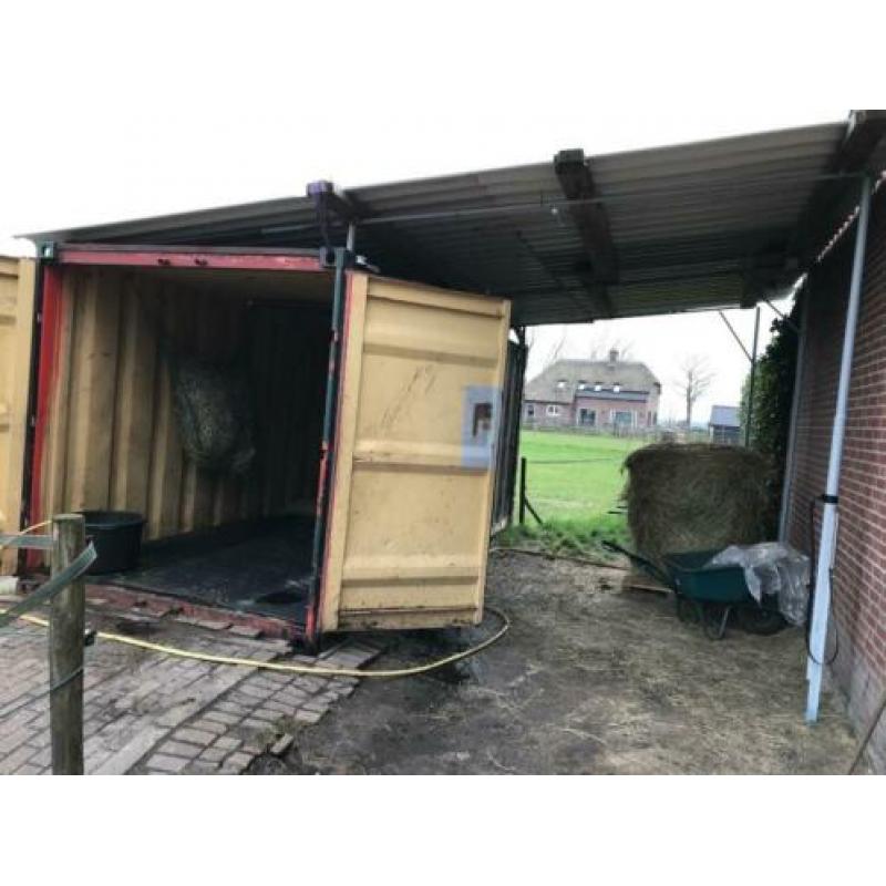 paarden container schuilstal opslag