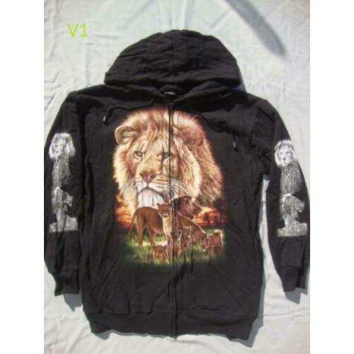 Vesten dieren blackprintshirts