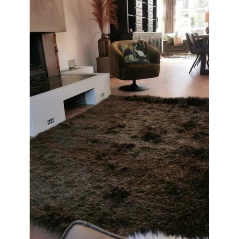 Vloerkleed Eric Kuster style, glamour, shaggy, 160x230