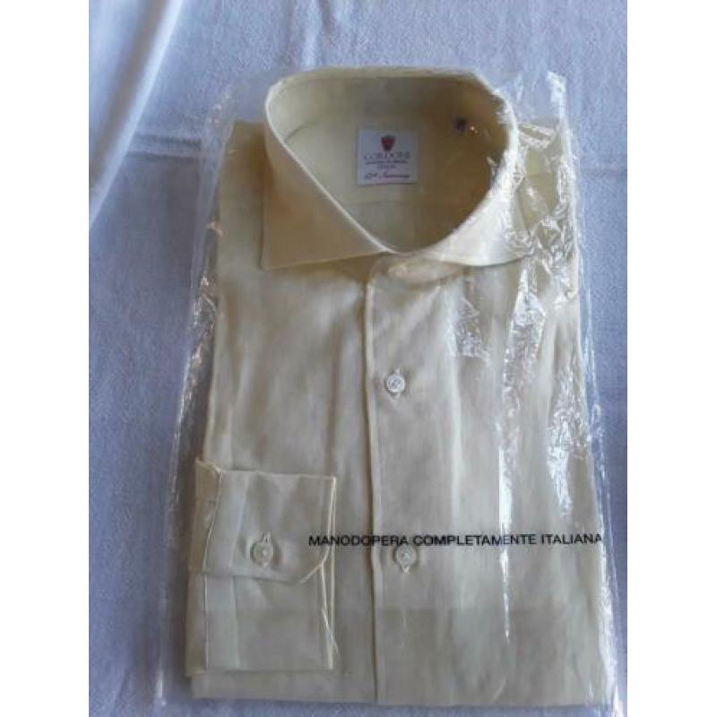 Nieuw met label made in Italy Cordone linnen shirt mt 40