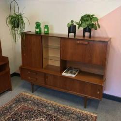 -Retro/vintage buffetkast, highboard, jaren 60, teak-