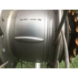 Achterwiel + voorwiel nexus Shimano