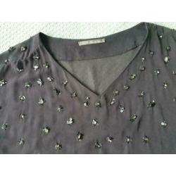 Blouse merk gaudi mt. 40 izgs Kleur antraciet