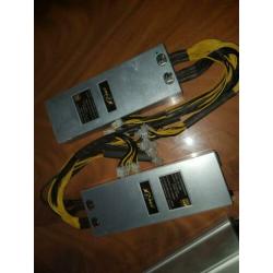 2 bitmain antminers l3+ en voedingen