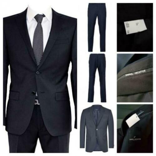Navy kleur 2-delig kostuum Daniel Hechter buikmaat 26 €95