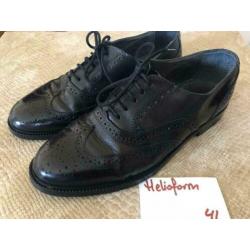 tijdloze brogue oxford zwart m 41 helioform, geheel in orde