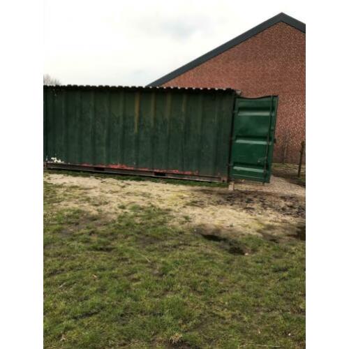 paarden container schuilstal opslag