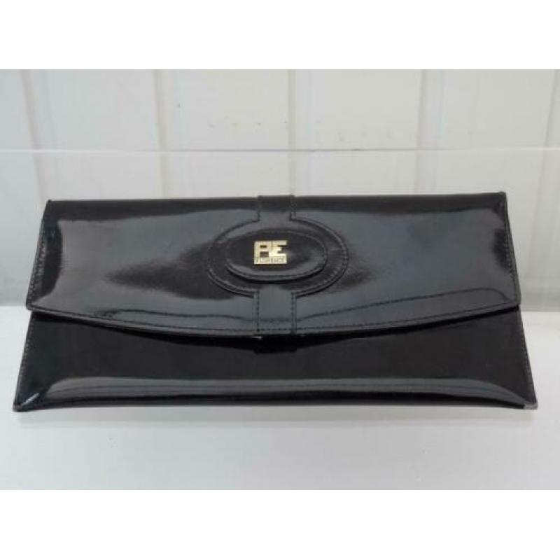 clutch zwart enveloptas