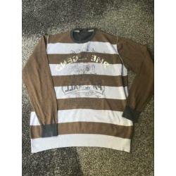 PME LEGEND blauw met bruine trui maat XL