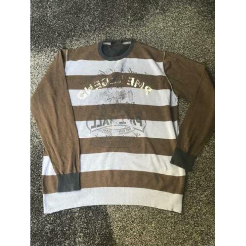 PME LEGEND blauw met bruine trui maat XL