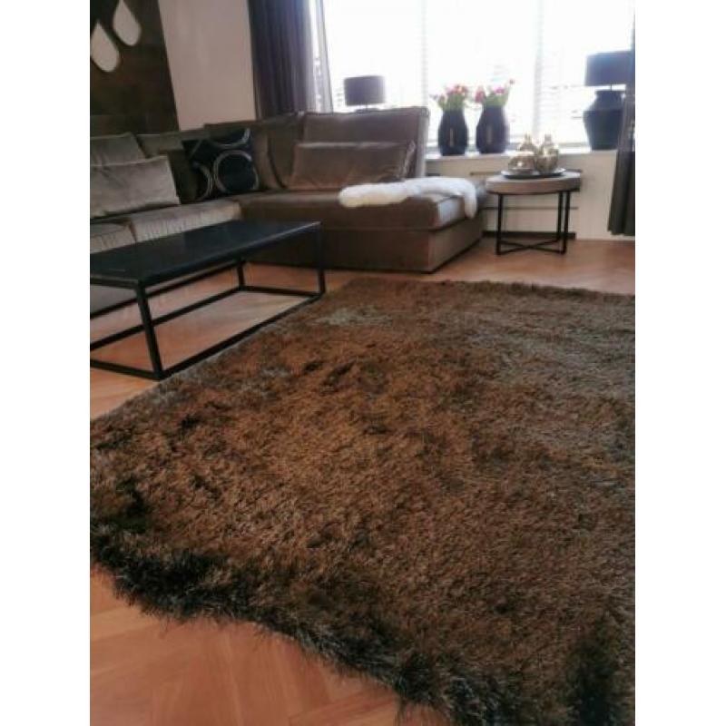 Vloerkleed Eric Kuster style, glamour, shaggy, 160x230