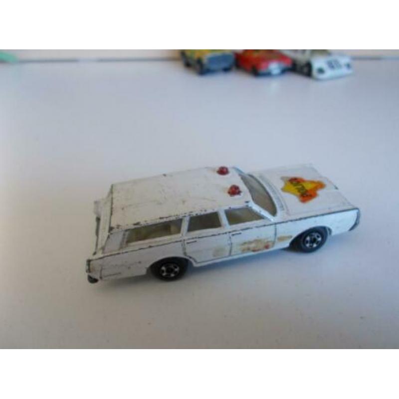 Lesney Matchbox Superfast No 55 Mercury Commuter Police Car