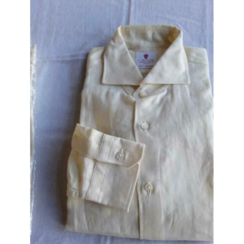 Nieuw met label made in Italy Cordone linnen shirt mt 40