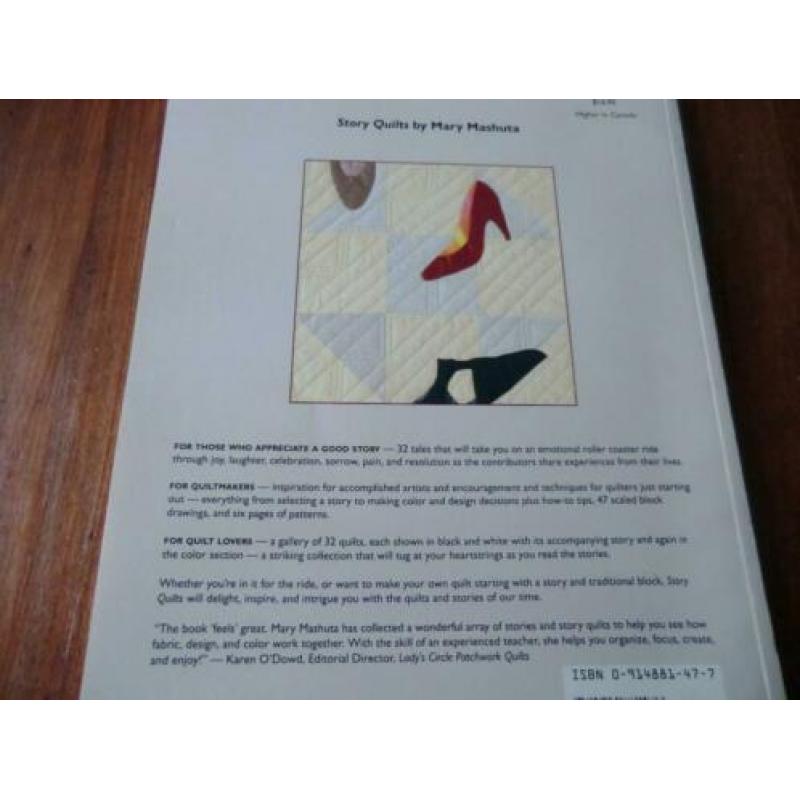 boek - Story Quilts - Mary Mashuta