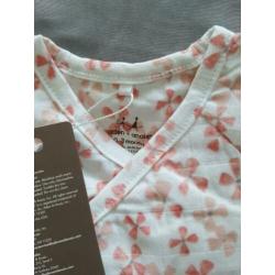 NIEUW Aden + Anais overslag romper met lange mouwen 0-3M