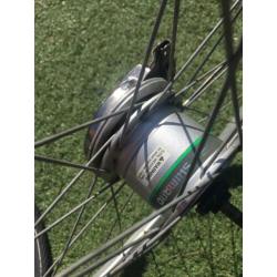 Achterwiel + voorwiel nexus Shimano