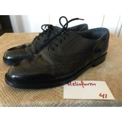 tijdloze brogue oxford zwart m 41 helioform, geheel in orde