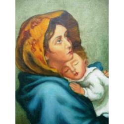 Maria della Strada ~.1940 - P. Dubos - Paneel - gelijst