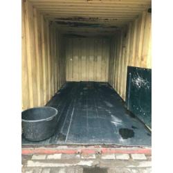 paarden container schuilstal opslag