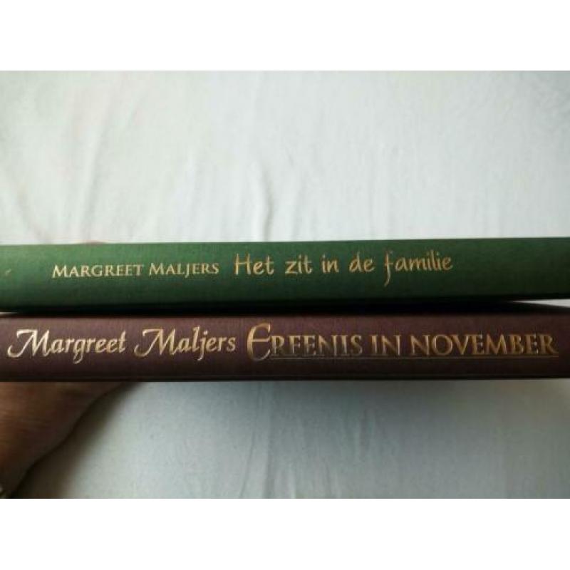 2 romans Margreet Maljers, ERFENIS IN NOV.,HET ZIT IN DE FAM