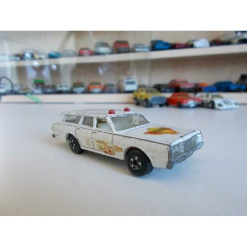 Lesney Matchbox Superfast No 55 Mercury Commuter Police Car